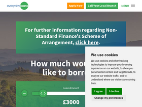 'everyday-loans.co.uk' screenshot