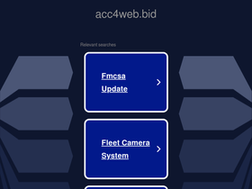 'acc4web.bid' screenshot