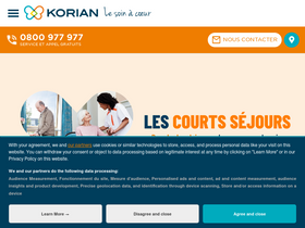 'korian.fr' screenshot