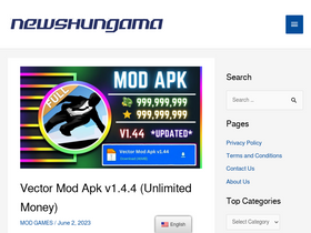 'newshungama.com' screenshot