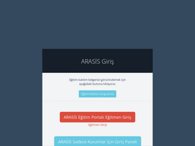 'arasis.net' screenshot
