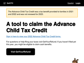 'getctc.org' screenshot