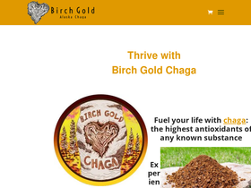 birchgoldchaga.com homepage screenshot