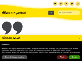 'silerenonpossum.it' screenshot