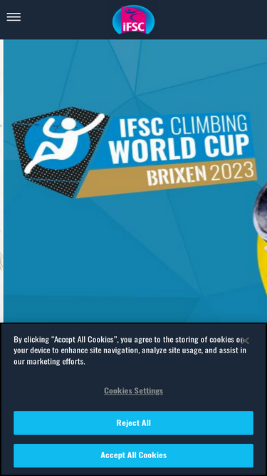 Official website of the International Federation of Sport Climbing.