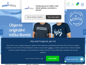 'dobrytextil.cz' screenshot