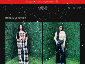 fashionkarme.com homepage screenshot