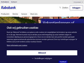 'rabobank.nl' screenshot