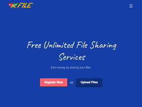 'wfile.net' screenshot