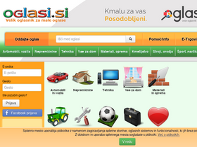 'oglasi.si' screenshot