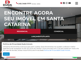'dudaimoveis.com.br' screenshot