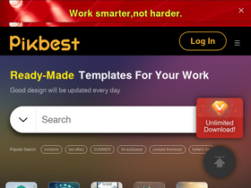 'pikbest.com' screenshot