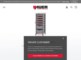 'auer-packaging.com' screenshot