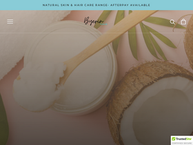 byerinnaturally.com.au homepage screenshot
