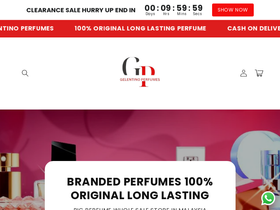 gelentinoperfumes.com homepage screenshot