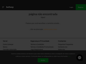 'betway.pt' screenshot