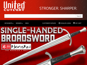 'unitedcutlery.com' screenshot