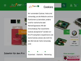 'buyzero.de' screenshot