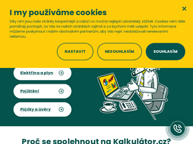'kalkulator.cz' screenshot
