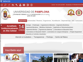 'unipamplona.edu.co' screenshot