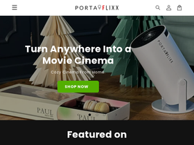 portaflixx.com homepage screenshot