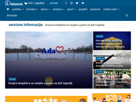 'infocentrala.rs' screenshot