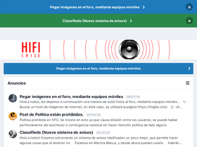 'hifichile.cl' screenshot