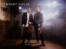 'twosetviolin.com' screenshot