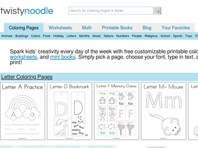 'twistynoodle.com' screenshot