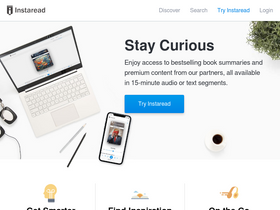 'instaread.co' screenshot