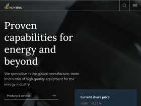 'hunting-intl.com' screenshot