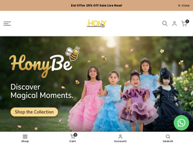 honybe.com homepage screenshot