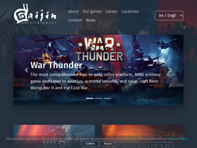 'gaijinent.com' screenshot