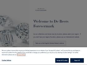 'forevermark.com' screenshot
