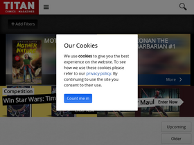 'titan-comics.com' screenshot