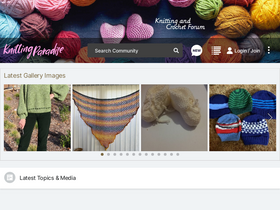 'knittingparadise.com' screenshot