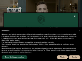 'proraso.com' screenshot