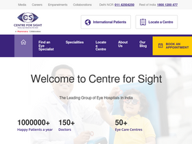 'centreforsight.net' screenshot