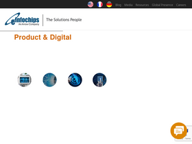 'einfochips.com' screenshot