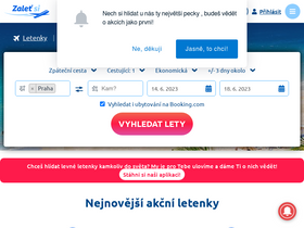 'zaletsi.cz' screenshot