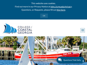 'ccga.edu' screenshot