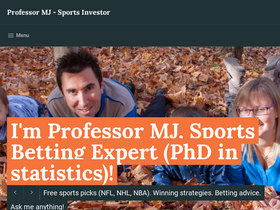professormj.com homepage screenshot