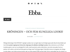 'ebbavonsydow.com' screenshot