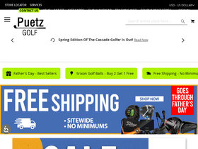 'puetzgolf.com' screenshot
