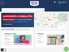 'libreriaslevalle.com' screenshot