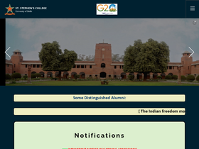 'ststephens.edu' screenshot