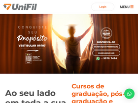 'unifil.br' screenshot