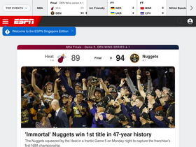 'espn.com.sg' screenshot