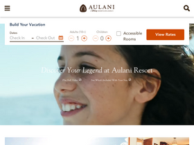 'disneyaulani.com' screenshot