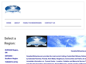 'canadianobituaries.com' screenshot